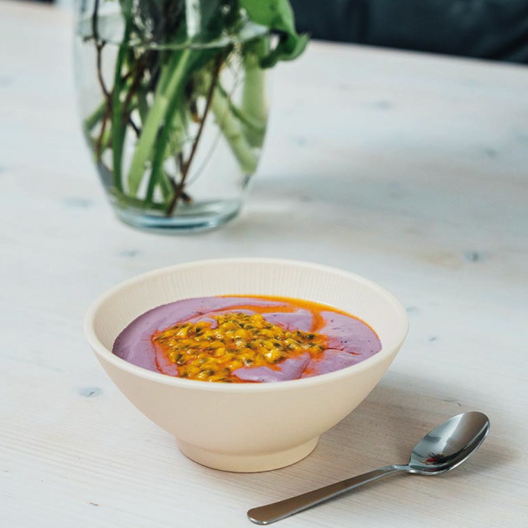 Melaminová miska NERO, průměr 16 cm, výška 6,5 cm, béžová