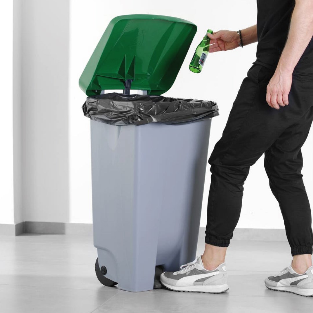 víko zelené k nádobě na odpadky s pedálem (873458)