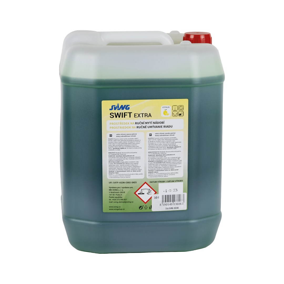 Prostředek na nádobí SWIFT EXTRA 10 l s vůní citronu