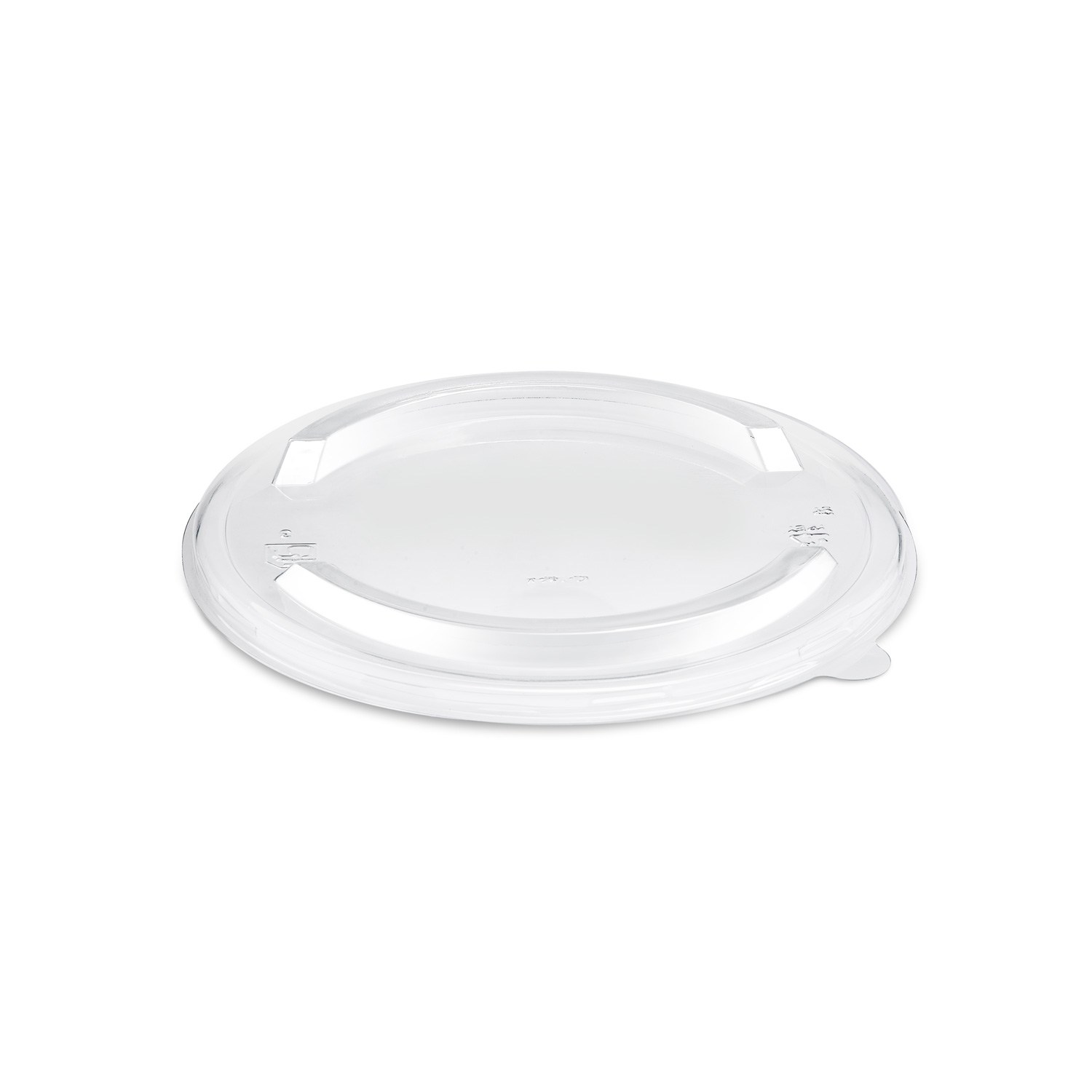 flat lid rPET for paper bowl 185 mm 50 pcs