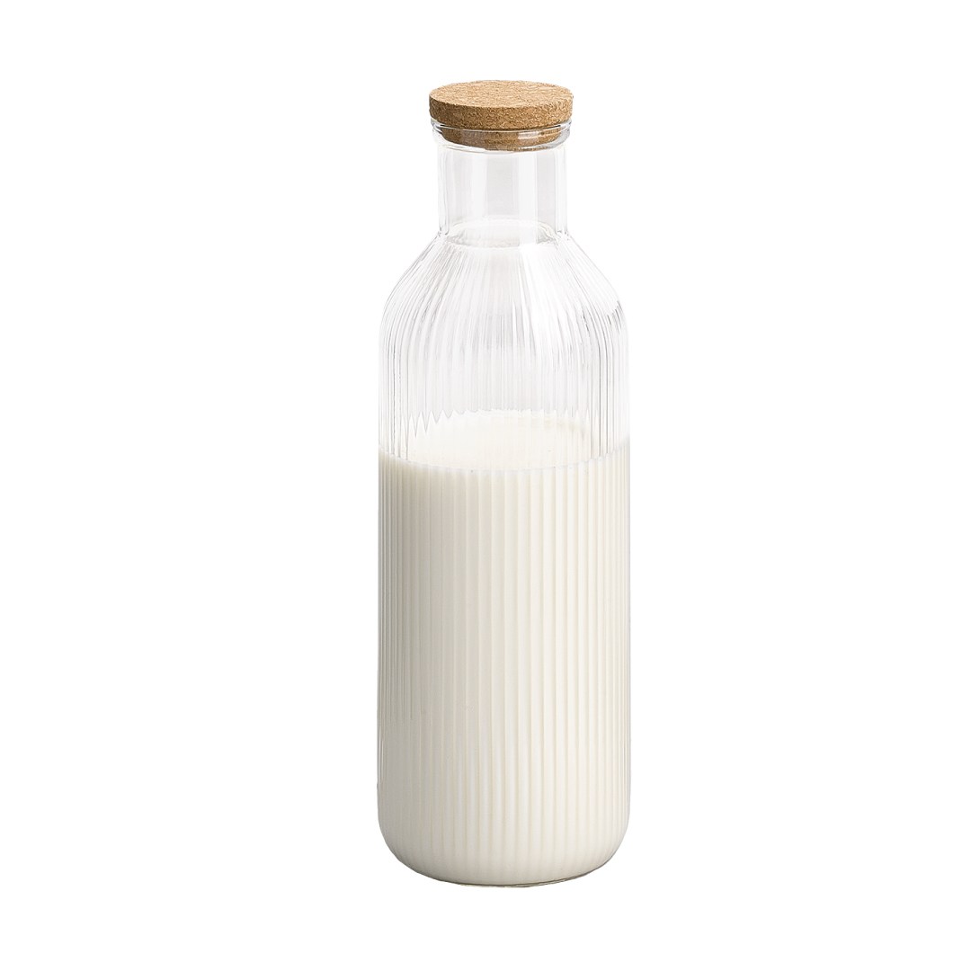 Glass carafe -LINES-