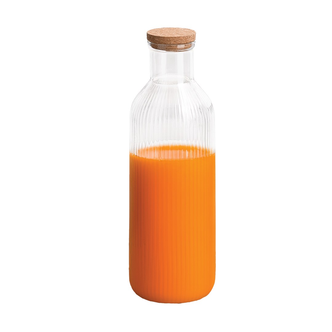 Glass carafe -LINES-
