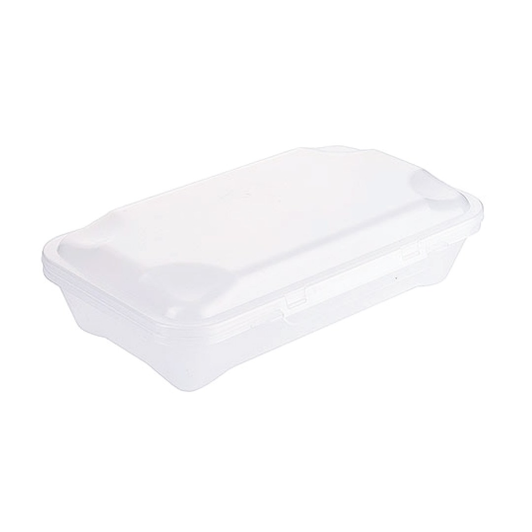 Menu box opakovaně použitelný GN 1/4, polypropylen, bílý