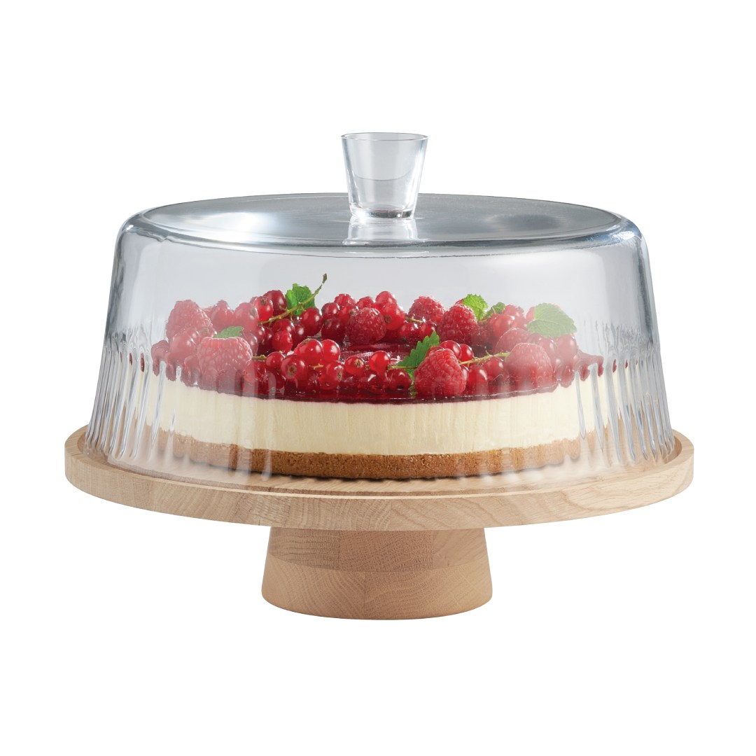 Dřevěný stojan VALO, kulatý