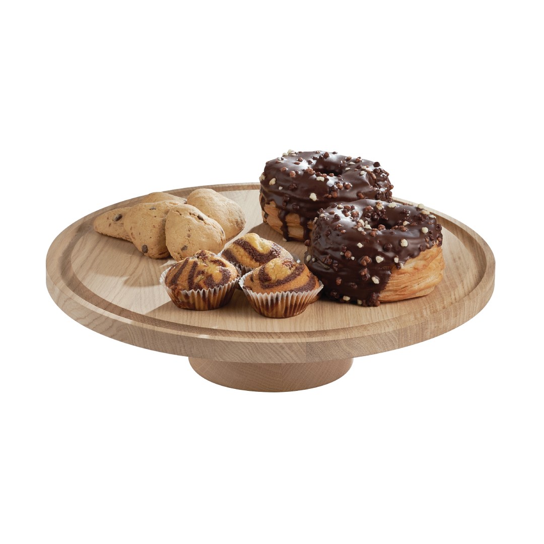 Dřevěný stojan VALO, kulatý