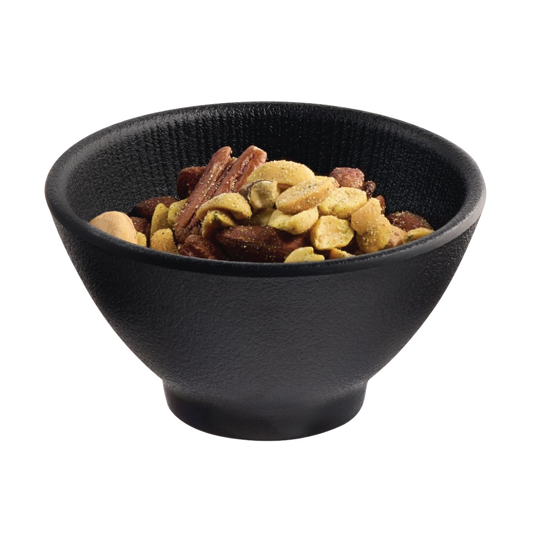 miska Nero 10 cm melamin černá