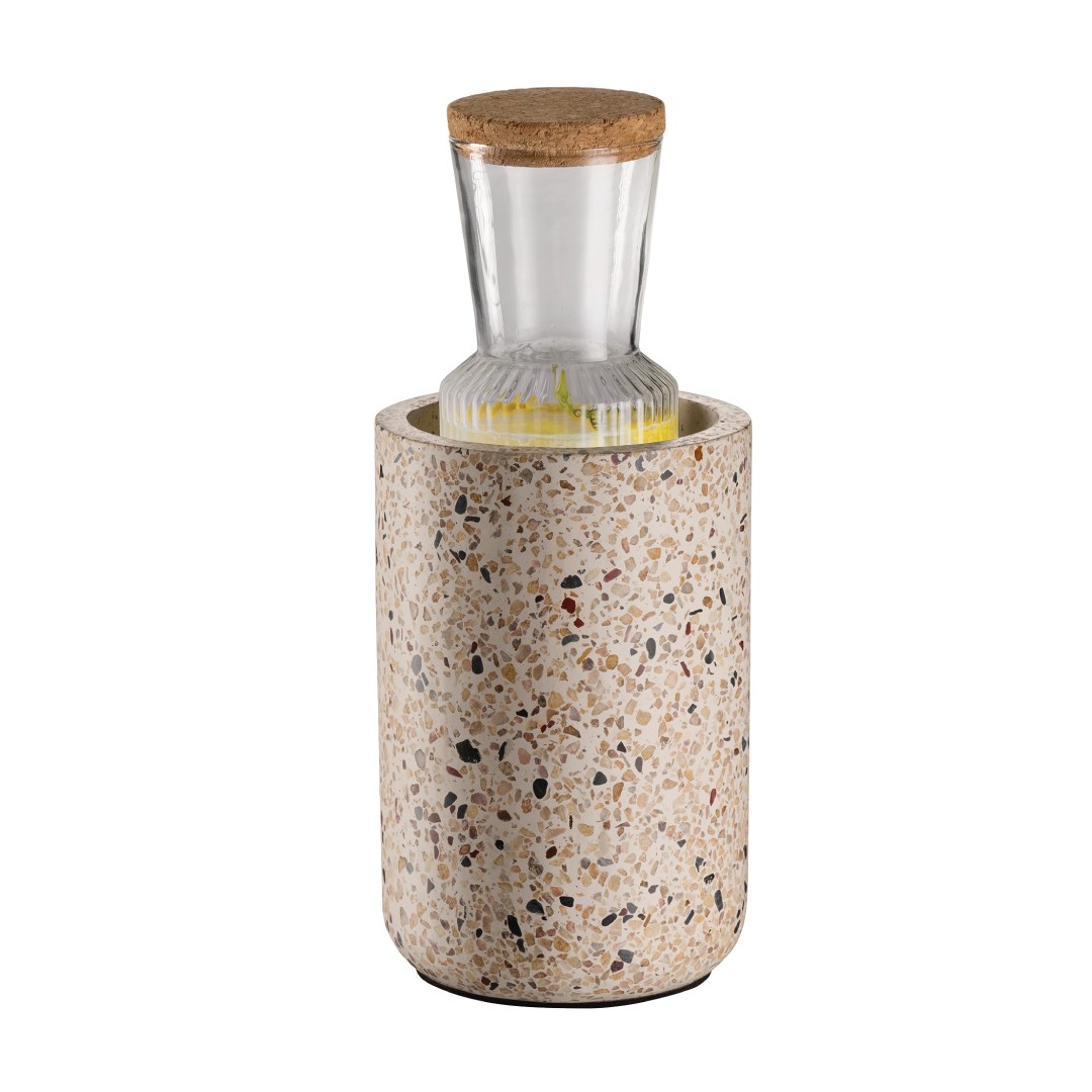 Chladič na víno TERRAZZO, pr. 12,5/10 cm, v. 19 cm, beton