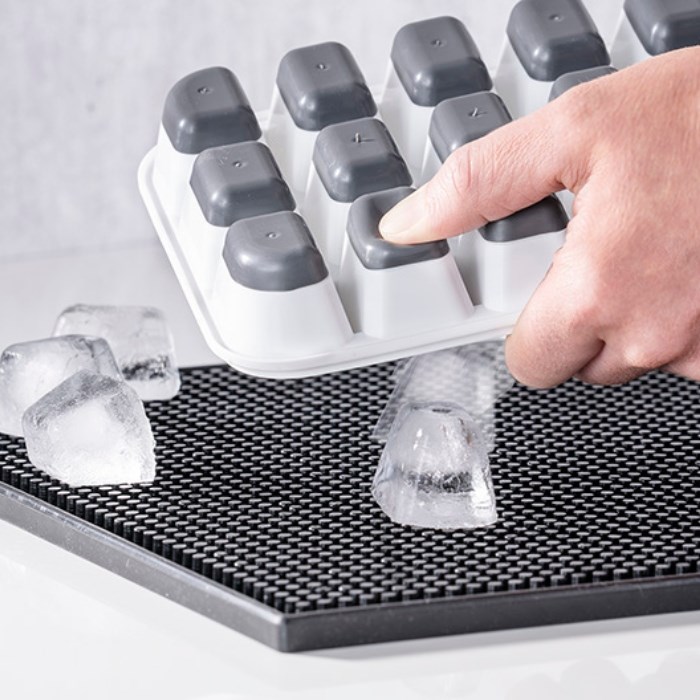 Forma na výrobu ledových kostek, 25 x 15cm, sada 2 kusy