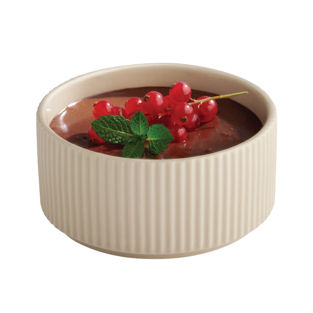 GRID bowl, 12.5 cm, porcelain, beige