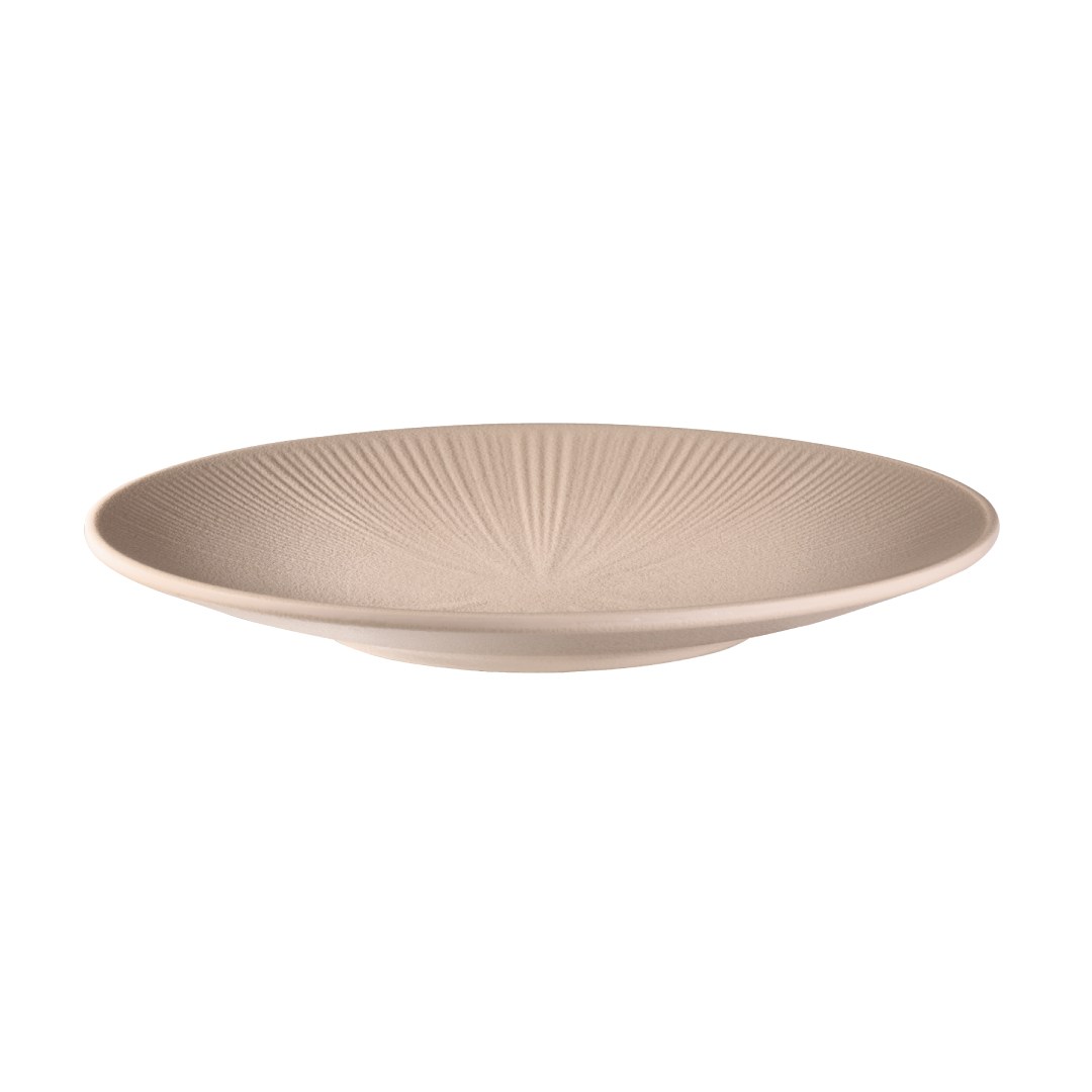 plate Nero 26 cm melamin beige