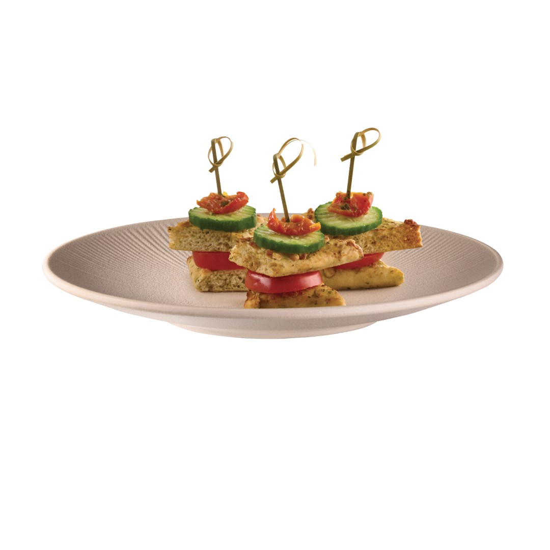 plate Nero 26 cm melamin beige