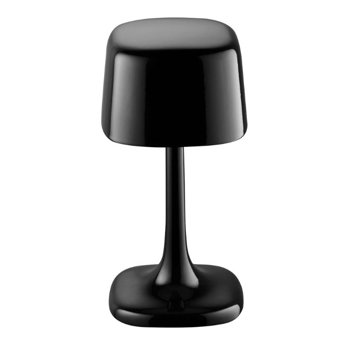 Stolní lampa SOHO, černá, výška 21,5 cm