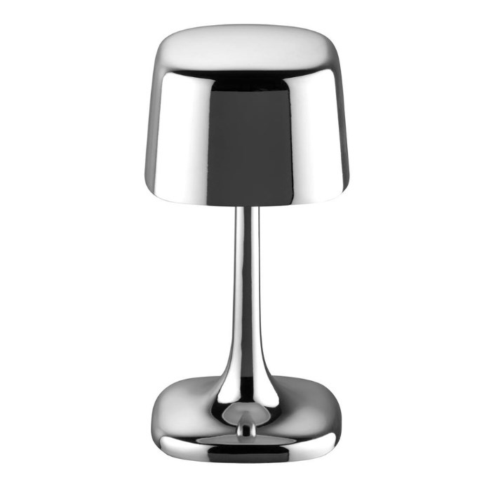 Stolní lampa SOHO, chrom, výška 21,5 cm