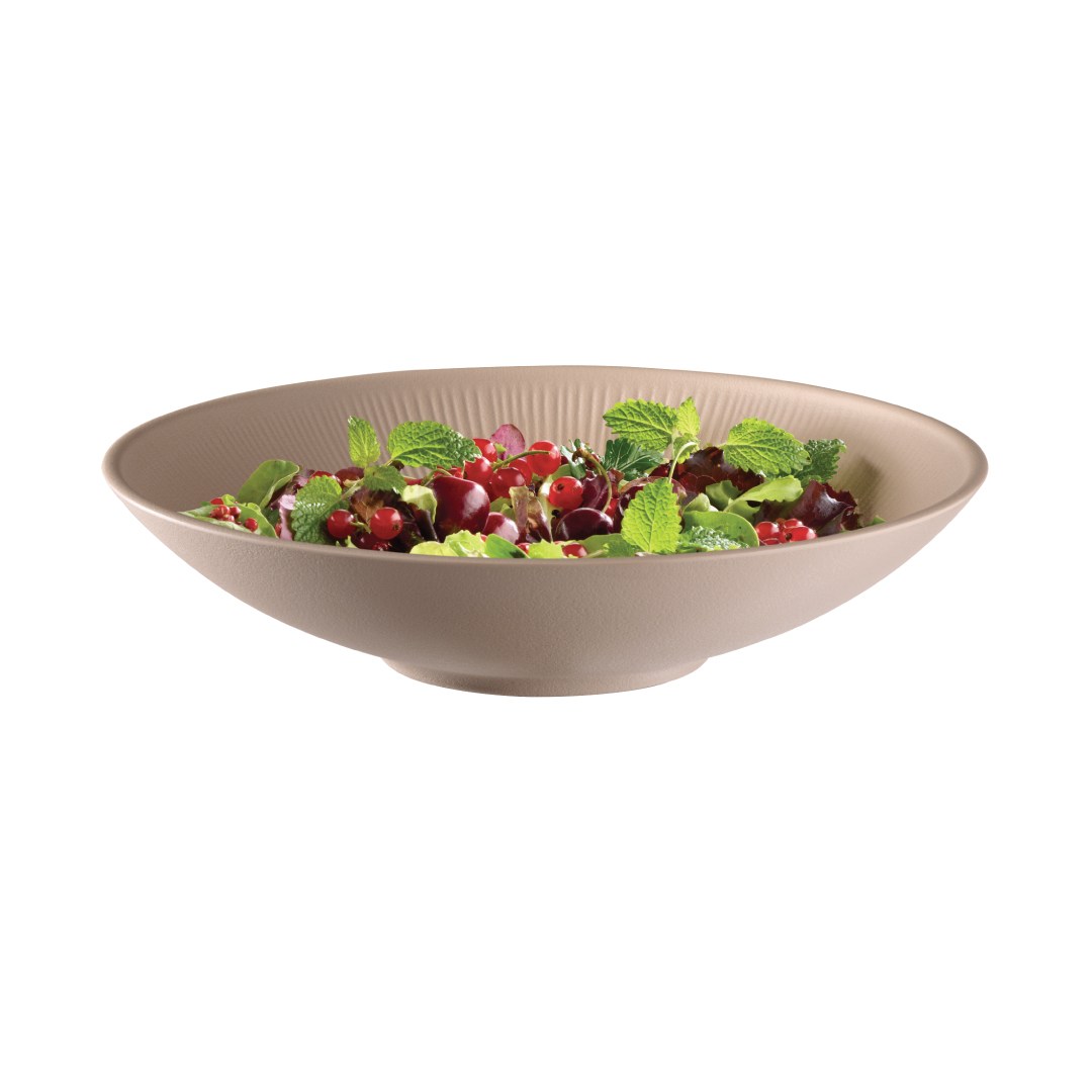 bowl Nero 30 cm melamin beige