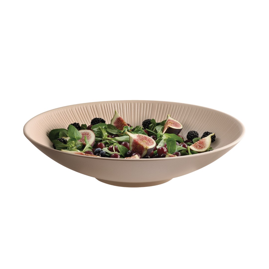 bowl Nero 35 cm melamin beige