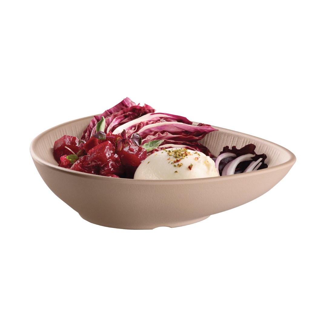bowl Nero 23x18 melamin beige