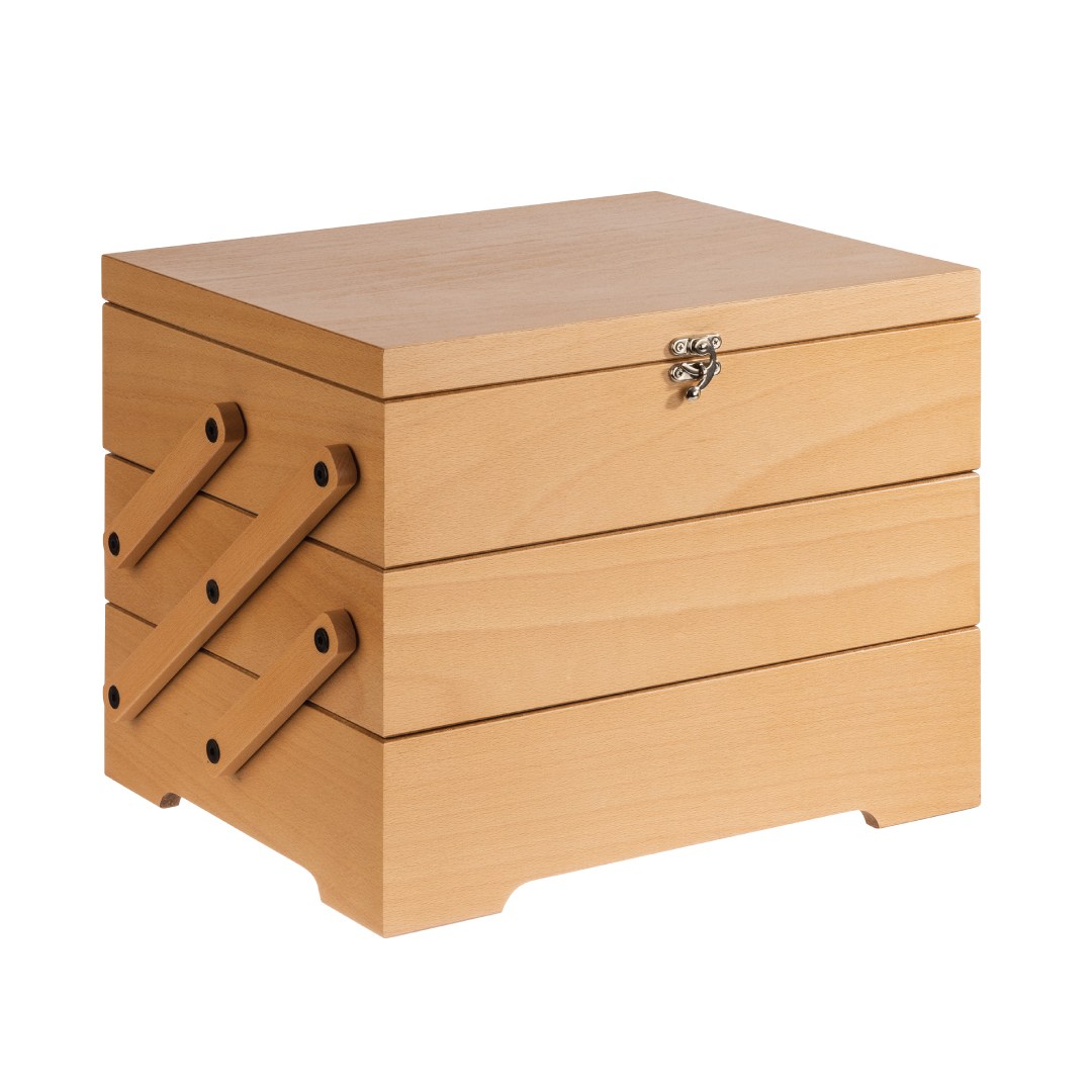 Buffet box SEWING BASKET, 36x 29, h. 28cm, foldable wooden
