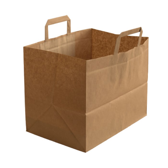 Papírová taška na menuboxy
