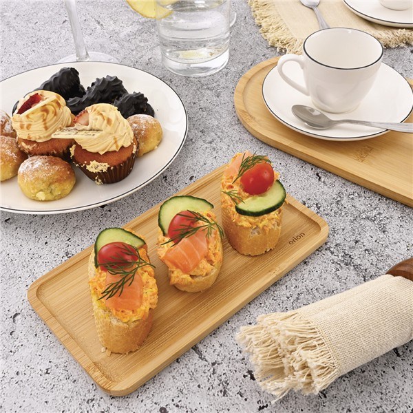 Serving tray 20x11 cm bamboo