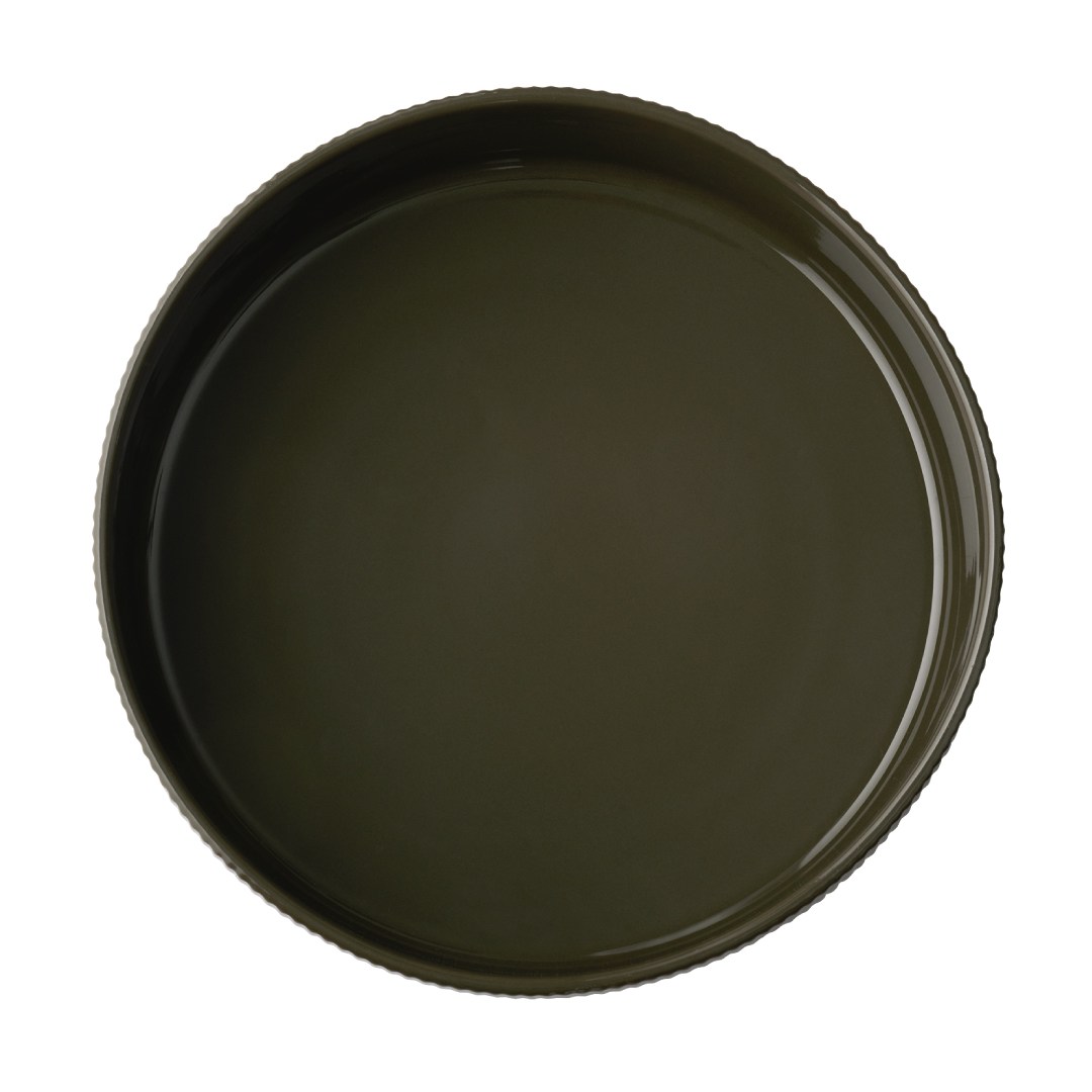 THE GRID bowl, porcelain, brown, diameter 26 cm, height 8.5 cm