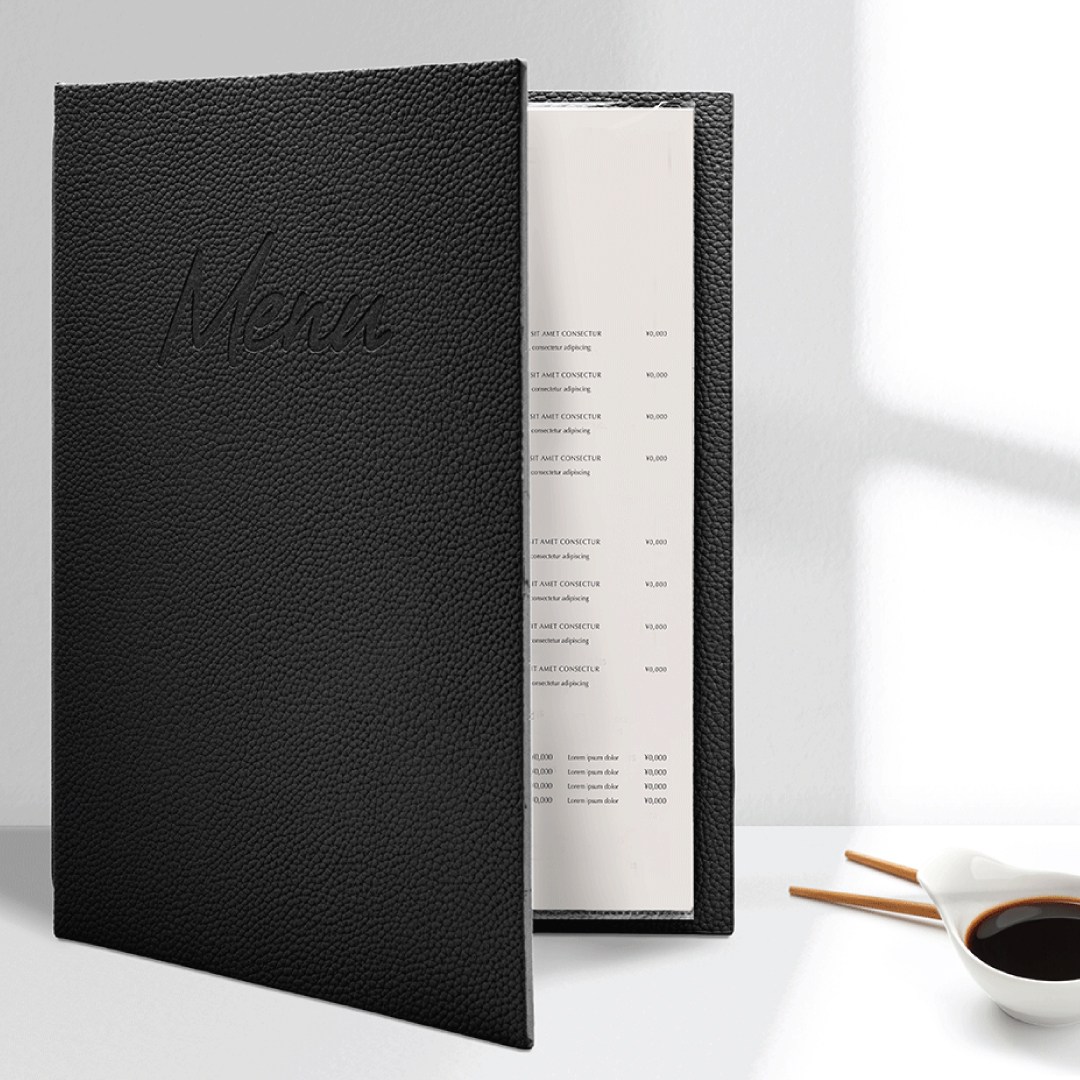 SIGNATURE menu, A4, black