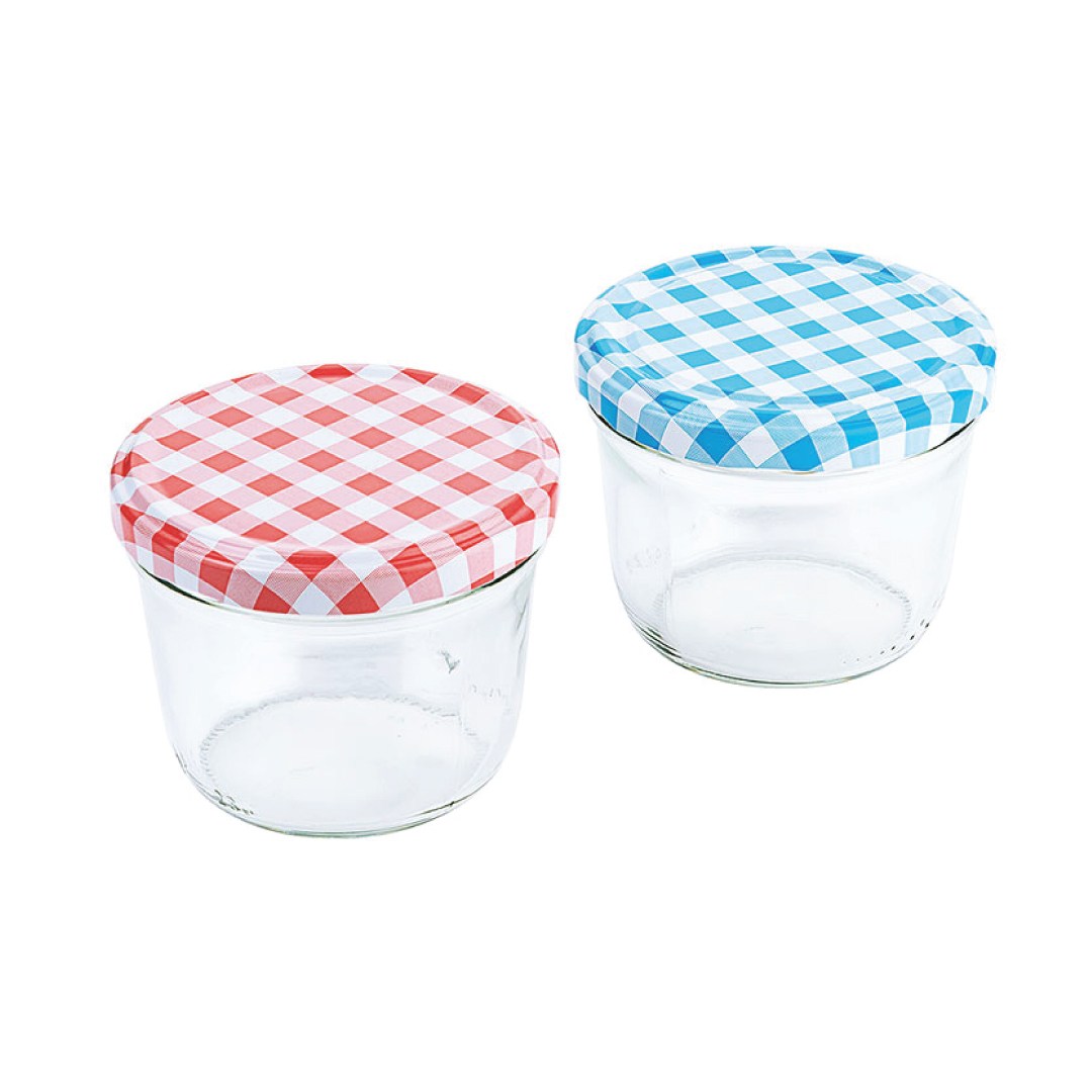 Jam jars with lids 230 ml, 6 pcs.