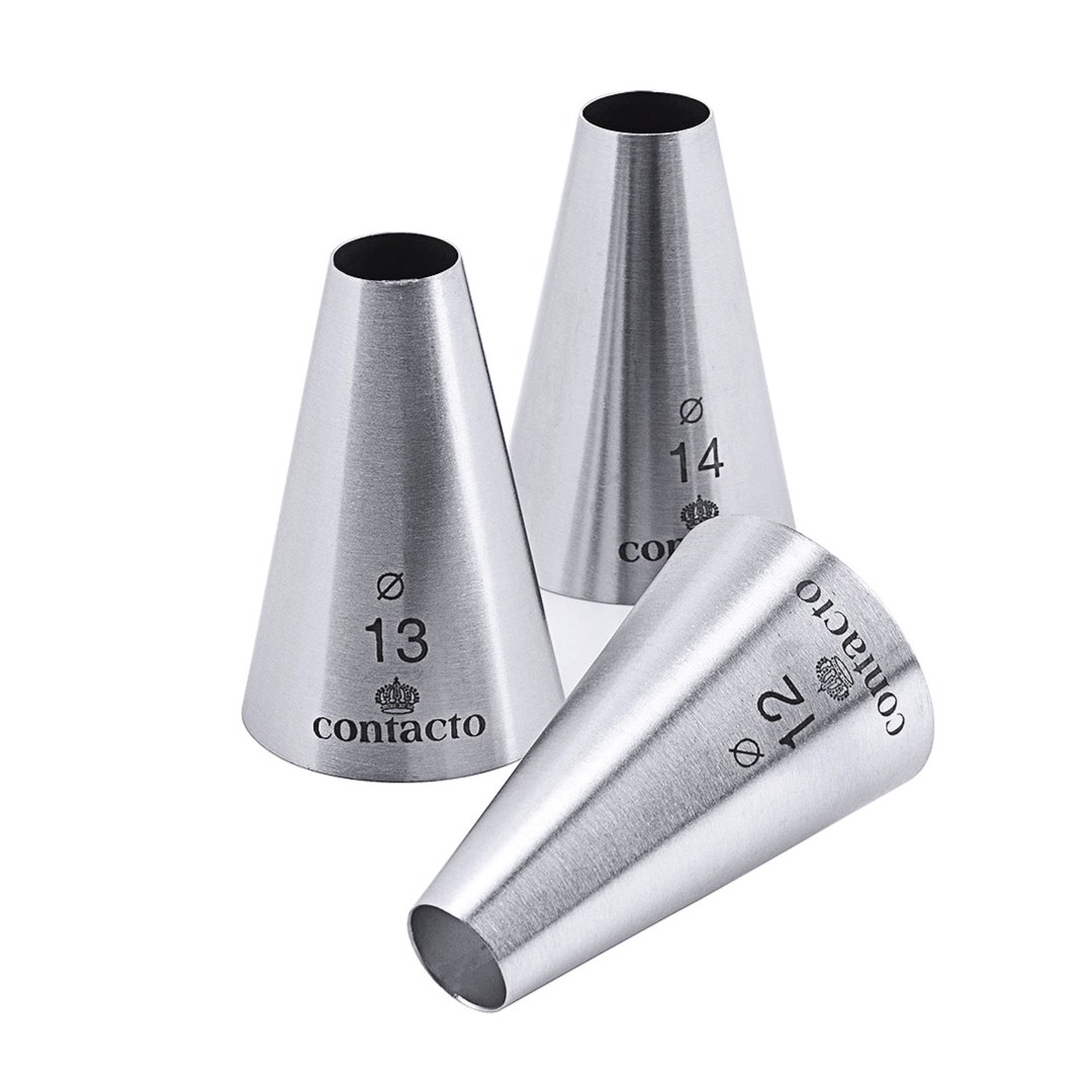 Decorative tip, smooth, diameter 24 mm