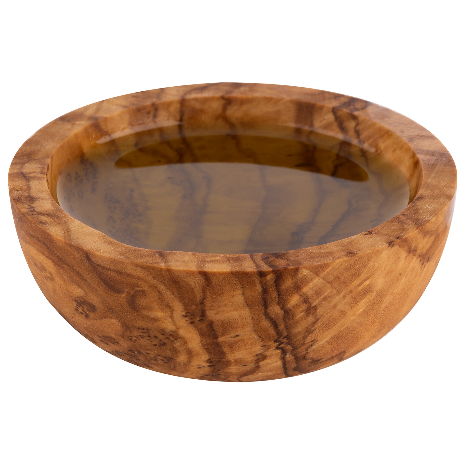miska OLIVE, sada 4 ks, pr. 6 cm, v. 2 cm, dřevo