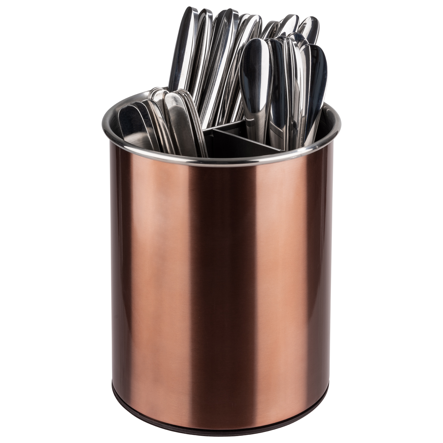 cutlery basket, rotatable O 13 cm, H: 16,5 cm stainless steel, polypropylen inside: matt finish