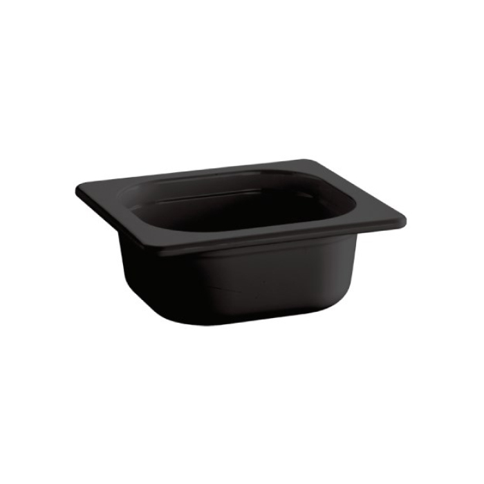 ECO LINE melamine GN 1/6, 17.6 x 16.2 x 6.5 cm, black
