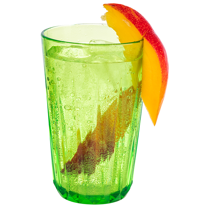 Drinking cup -CRYSTAL- O 8 cm, h: 12,5 cm tritan, 0,3 ltr. colour: green
