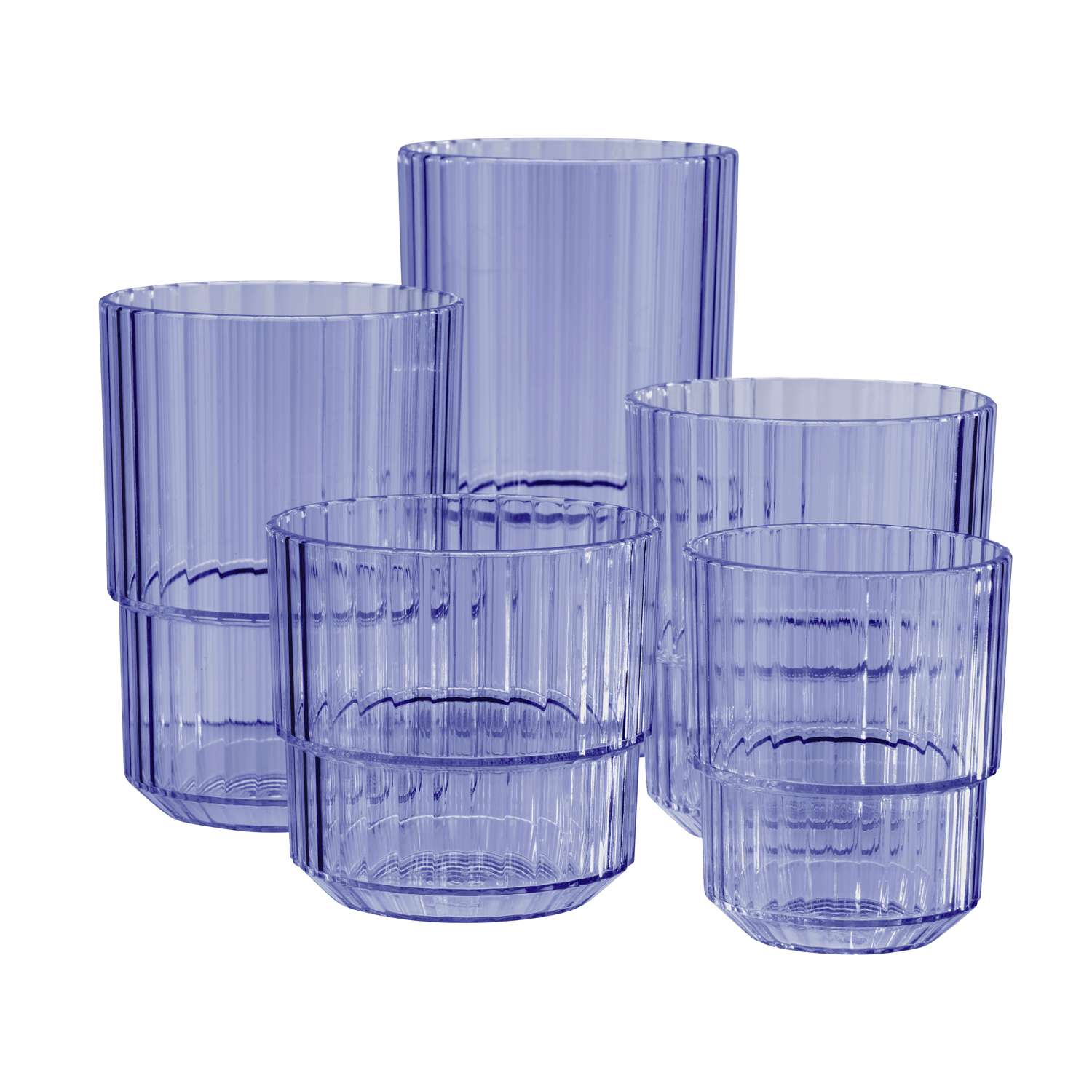 sklenice, LINEA Tritan, 220 ml, pr. 8,5 cm, v. 8 cm, světle modrá