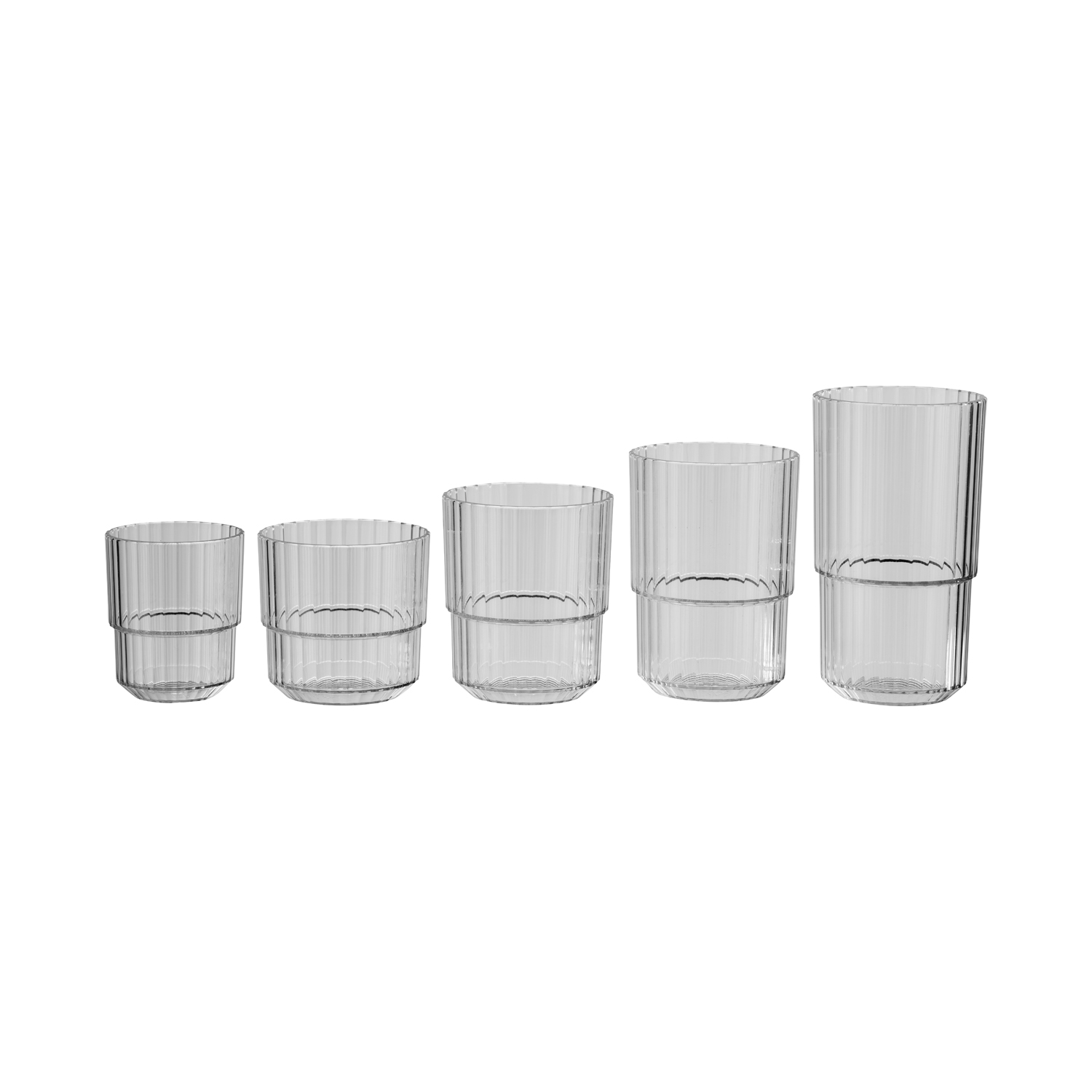 sklenice, LINEA Tritan, 220 ml, pr. 8,5 cm, v. 8 cm, šedá