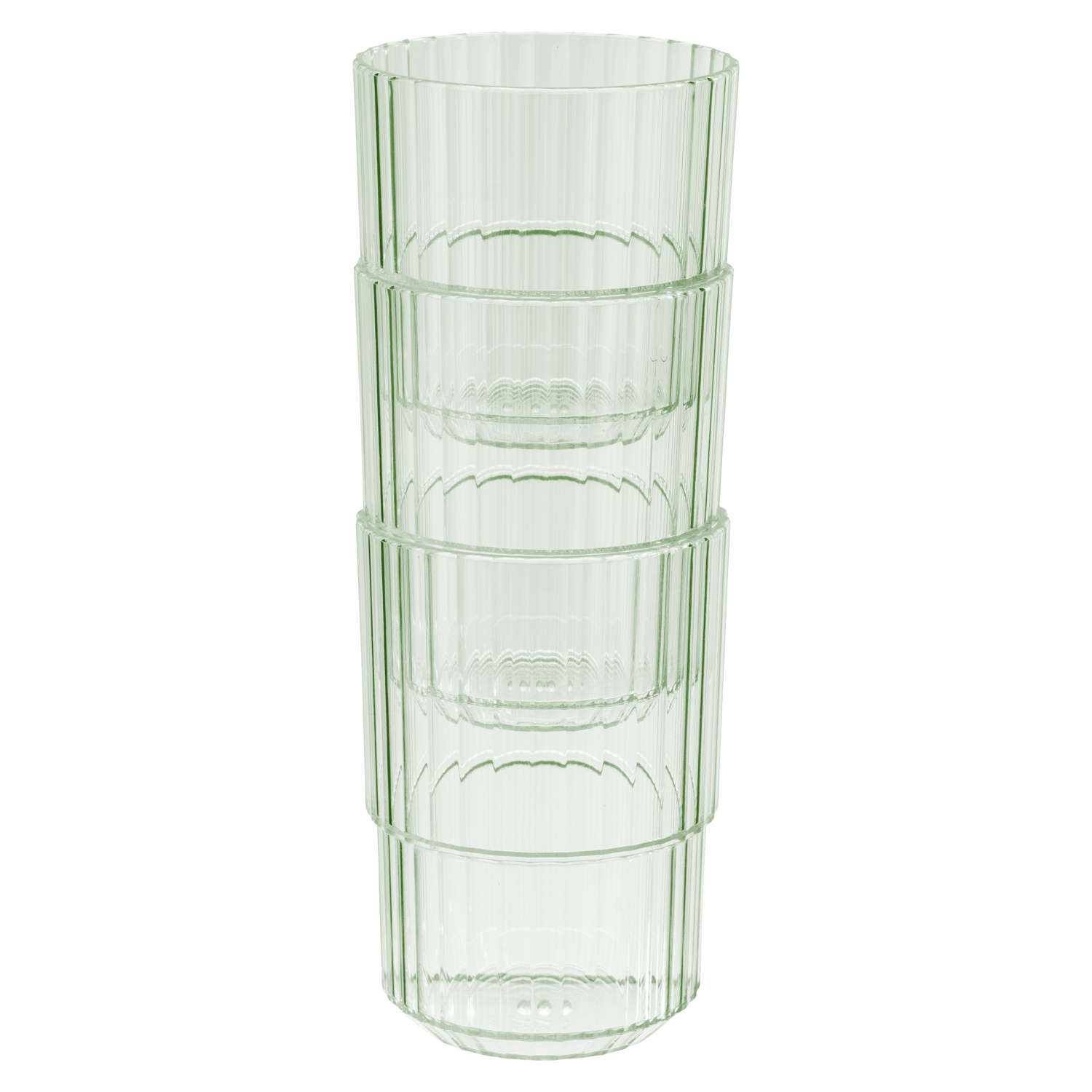 Drinking glass -LINEA- O 8,5 cm, h: 12 cm tritan, 400 ml colour: light green