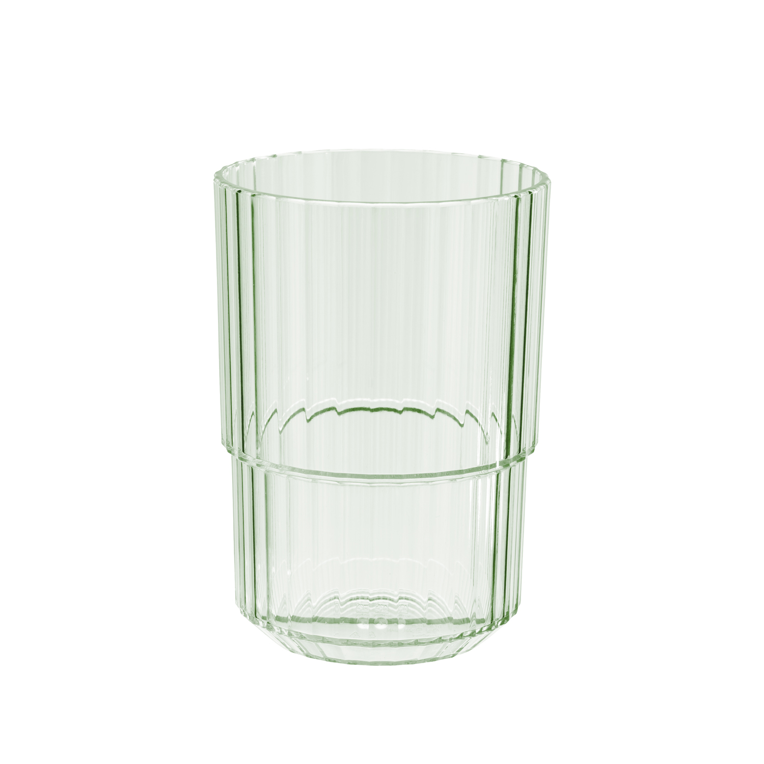 Drinking glass -LINEA- O 8,5 cm, h: 12 cm tritan, 400 ml colour: light green
