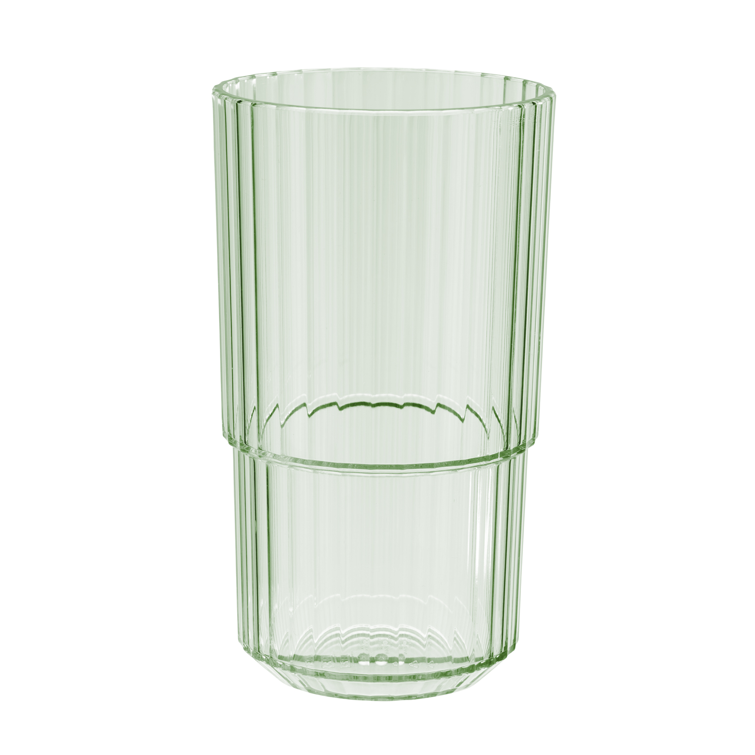 Drinking glass -LINEA- O 8,5 cm, h: 15 cm tritan, 500 ml colour: light green
