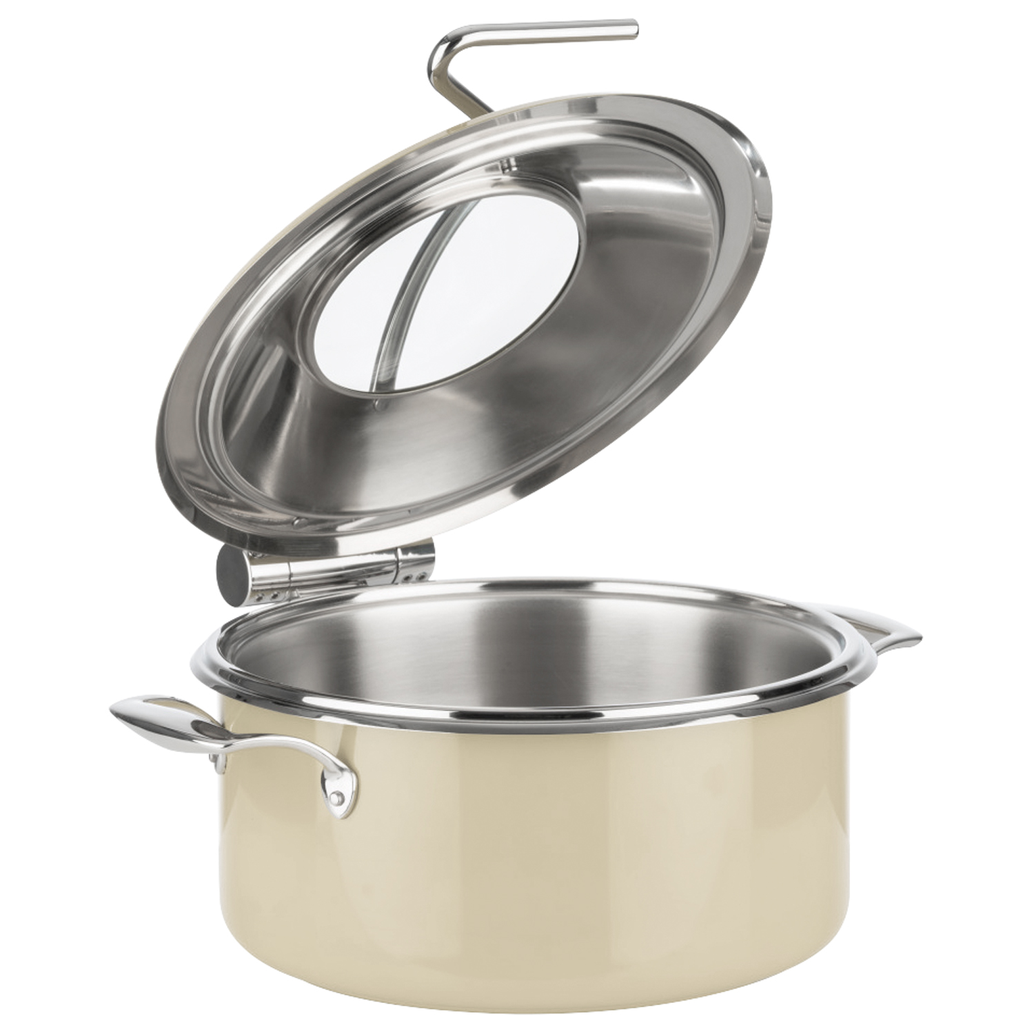 chafing dish ORBIT pr.30,5 cm, v. 17,5 cm, 4 l, písková