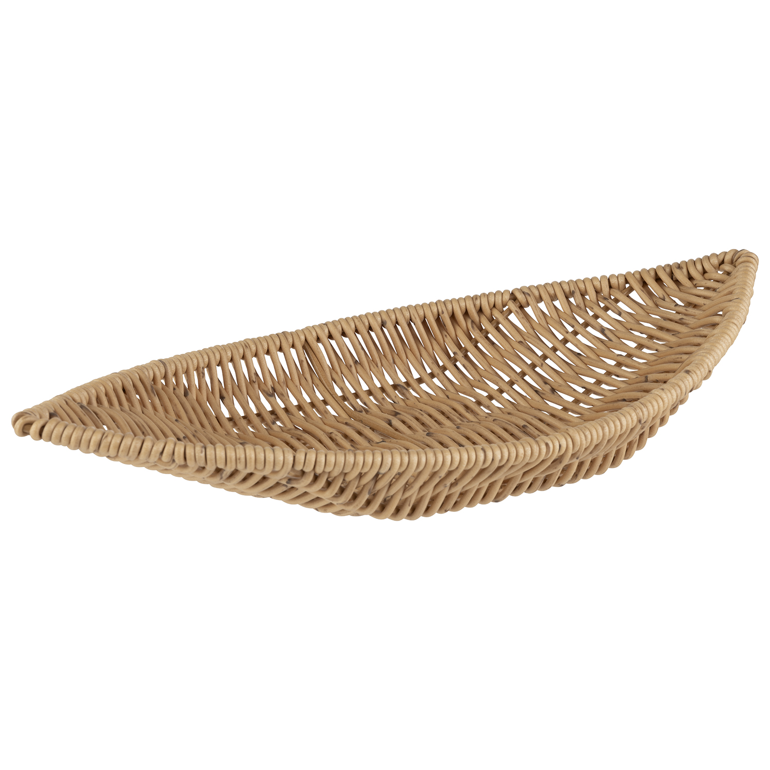 košík COVE, polypropylen, béžová, 30 x 15 cm, v. 5 cm