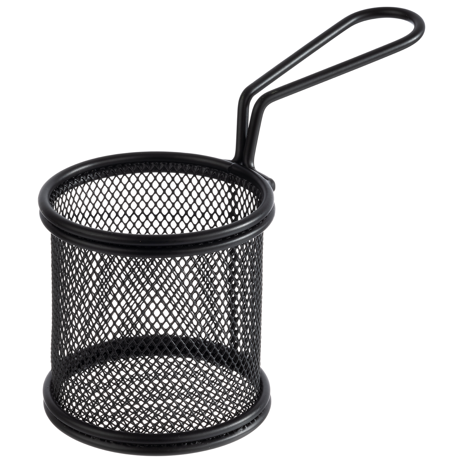košík fritovací SNACKHOLDER nerez, černý, pr. 8 cm, v. 7,5 cm