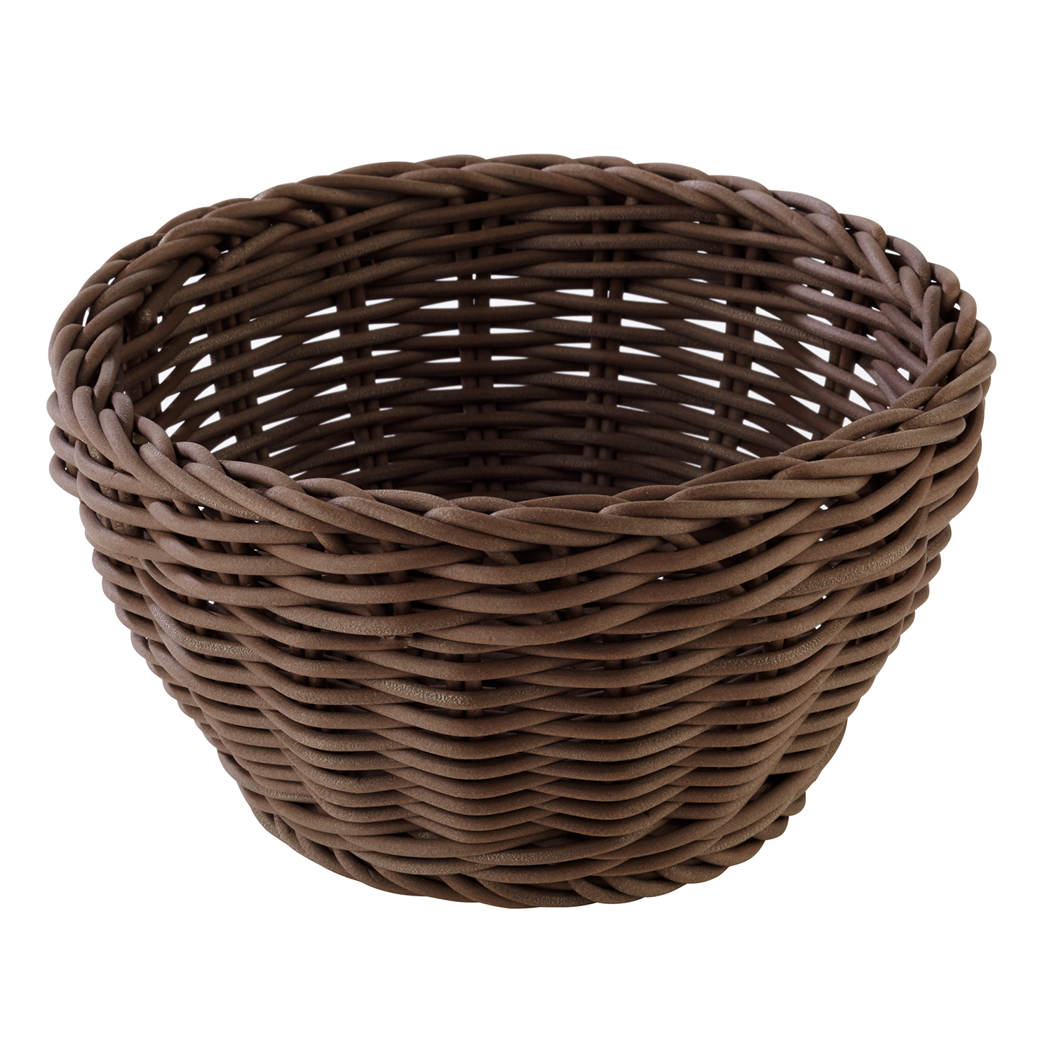 Basket -PROFI LINE- O 16 cm, h: 8 cm polypropylene, mocha