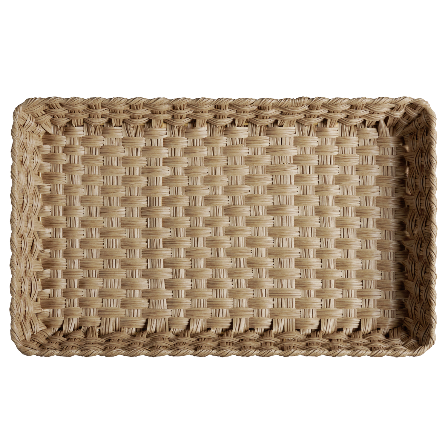 košík TWIRL GN 1/1, polypropylen, hnědá, 53 x 32,5 cm, v. 6,5 cm
