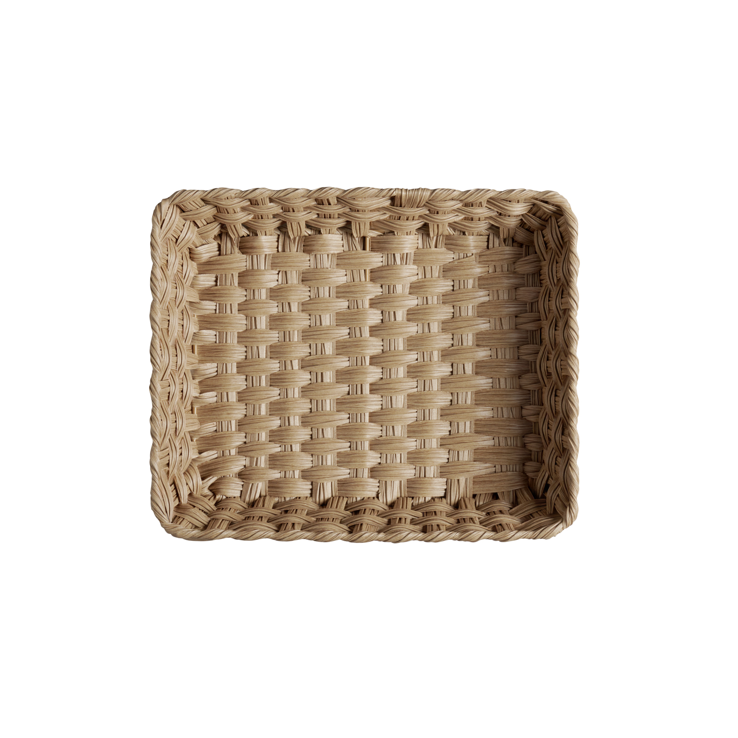 košík TWIRL GN 1/2, polypropylen, hnědá, 32,5 x 26,5 cm, v. 6,5 cm