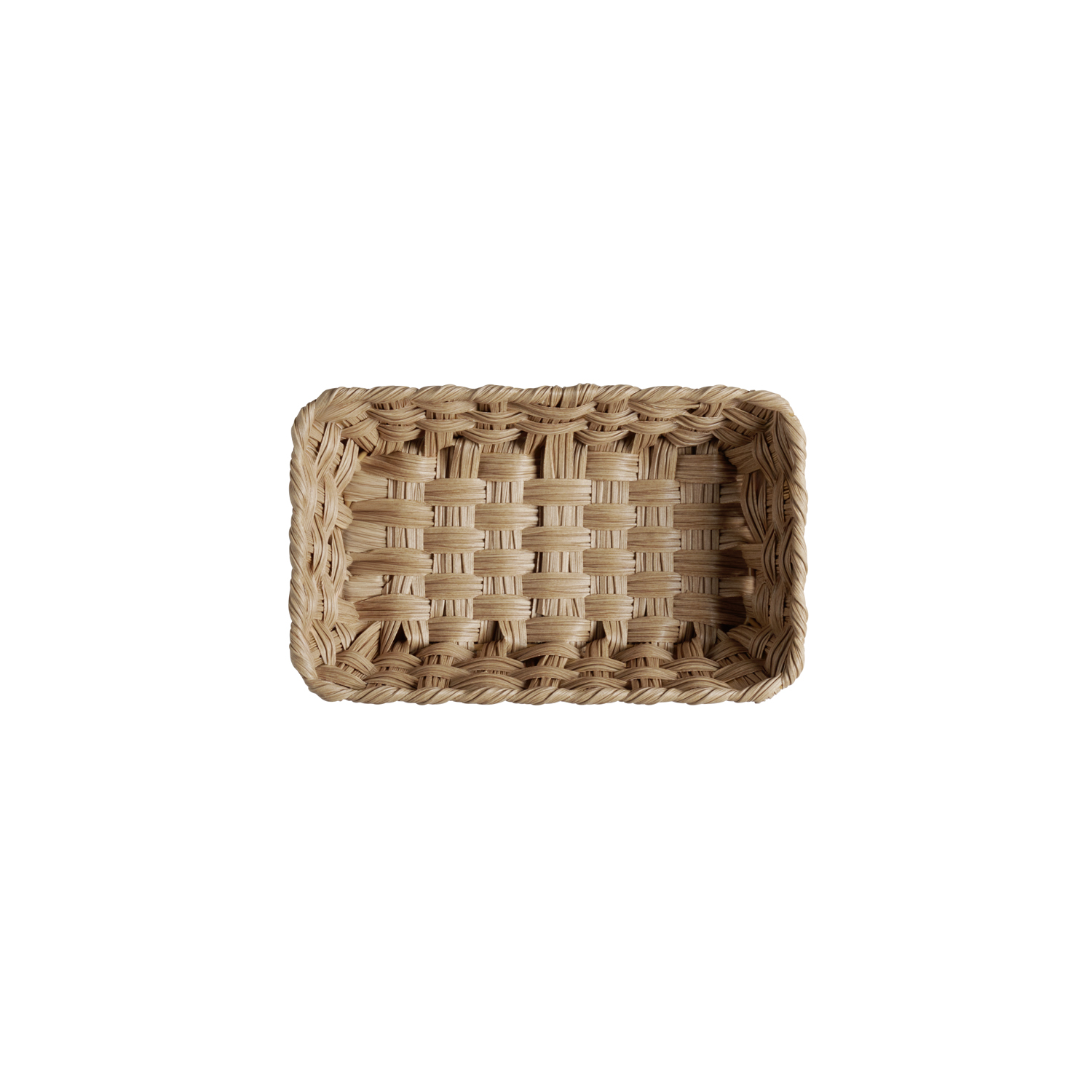 košík TWIRL GN 1/4, polypropylen, hnědá, 26,5 x 16,2 cm, v. 10 cm