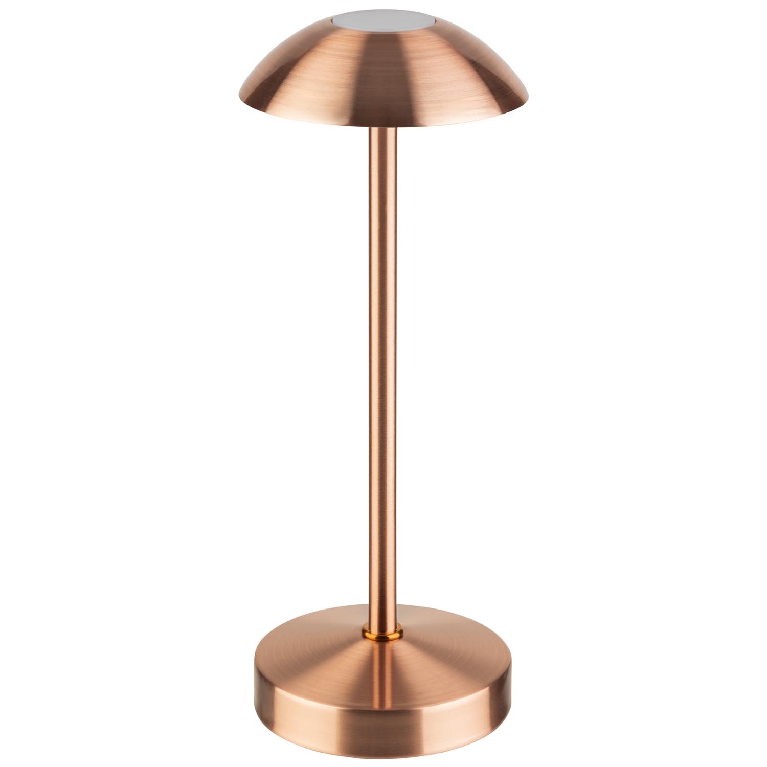 lampa stolní ALVA, kov, měděná, pr. 8 cm, v. 20 cm