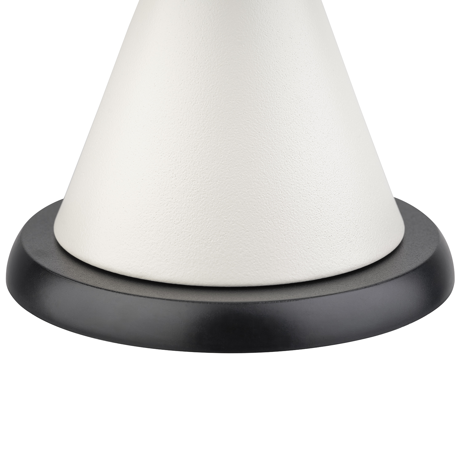 Table lamp -CONE MINI- O 13 cm, h: 11,5 cm metal, colour: whisper white 1x LED 1,0 W / 100 lm