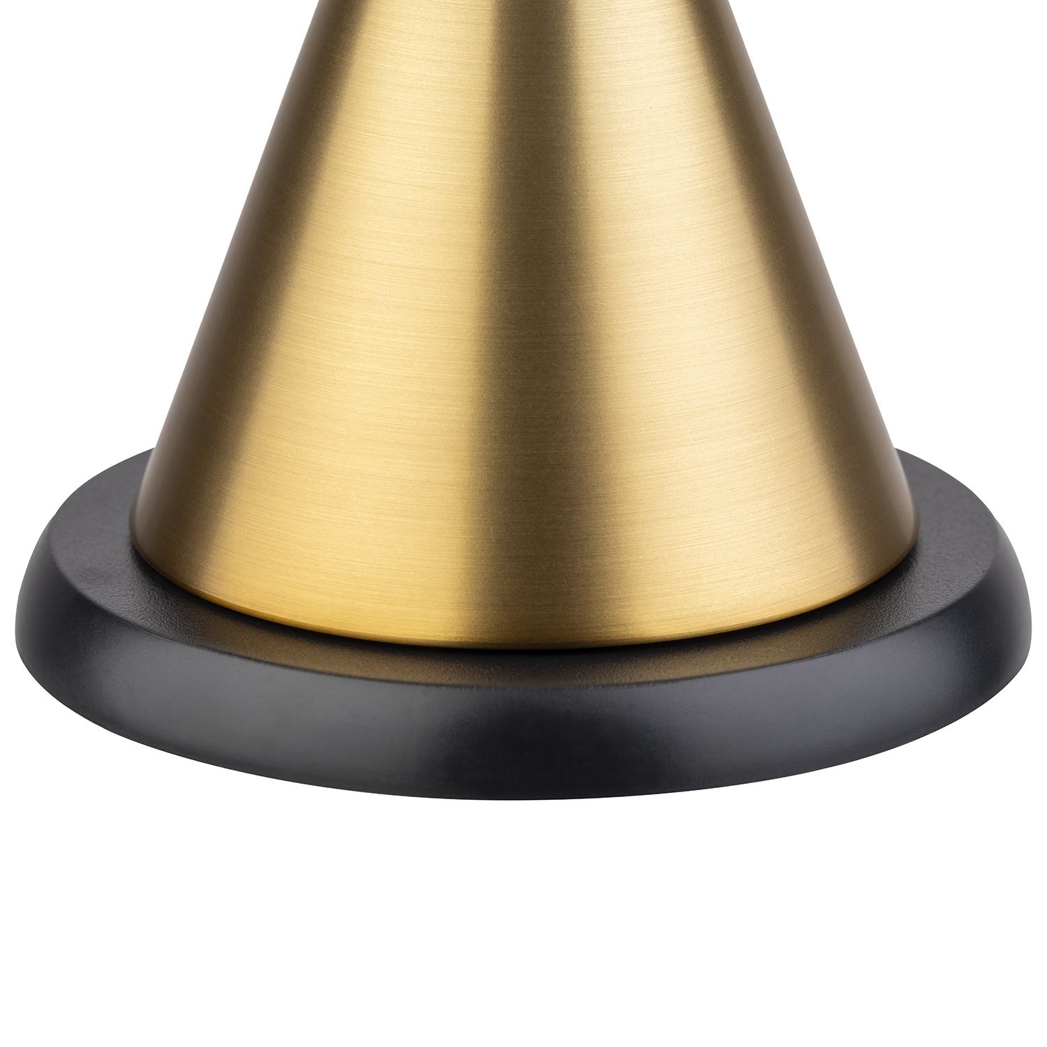 lampa stolní CONE MINI, kov, zlatá, pr. 13 cm, v. 11,5 cm