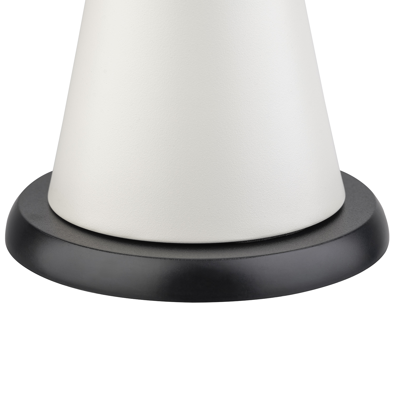lampa stolní CONE, kov, bílá, pr. 13 cm, v. 18 cm