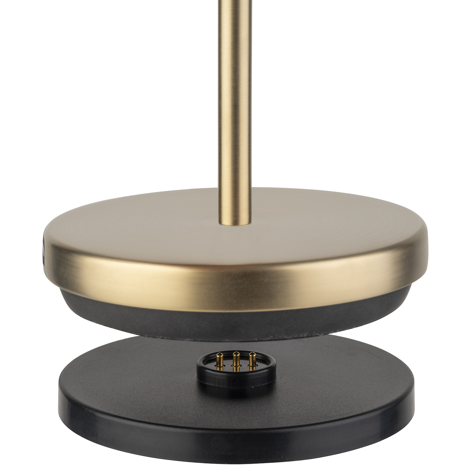 lampa stolní JOSEF MINI, kov, champagne, pr. 8 cm, v. 20,5 cm