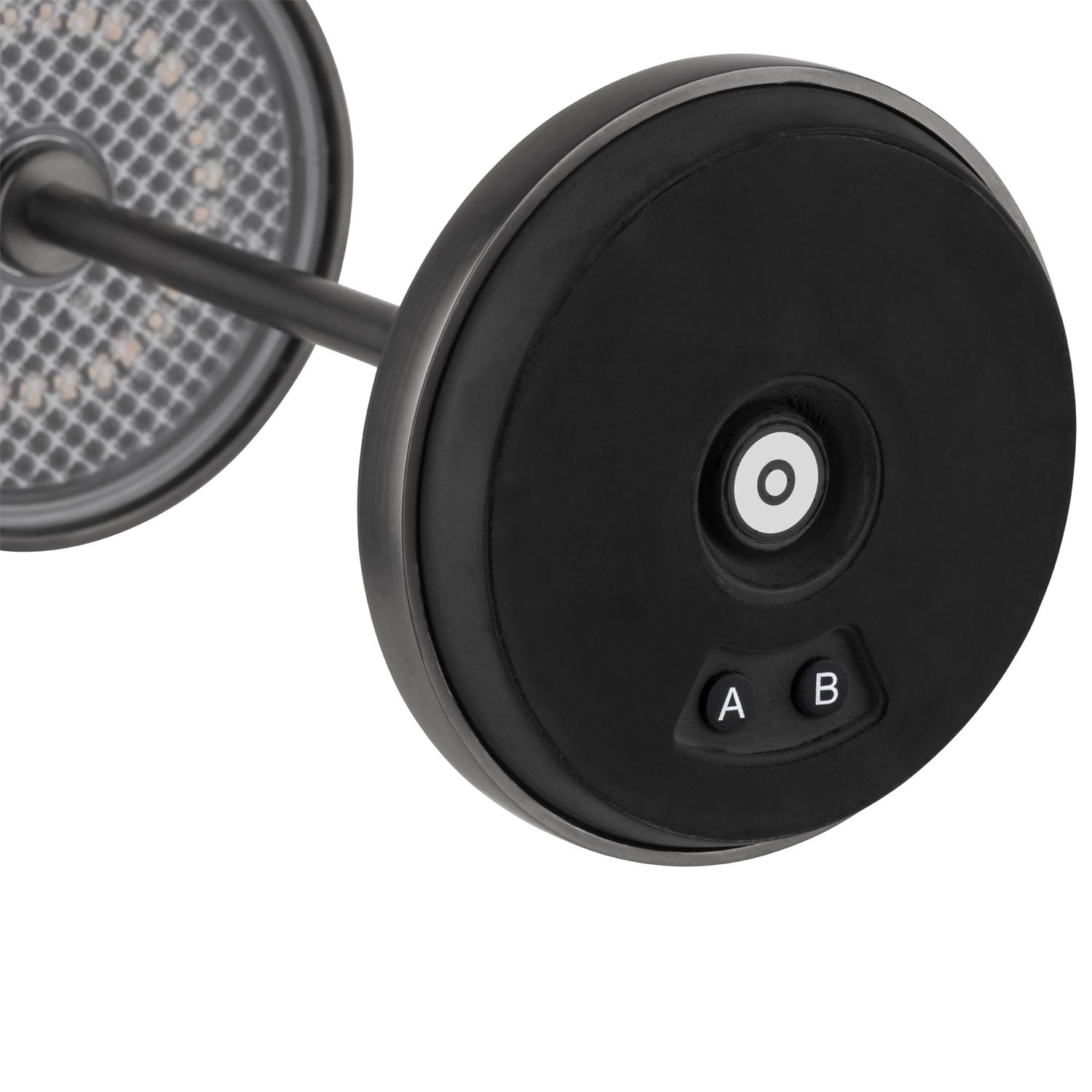 lampa stolní JOSEF MINI, kovový vzhled , pr. 8 cm, v. 20,5 cm