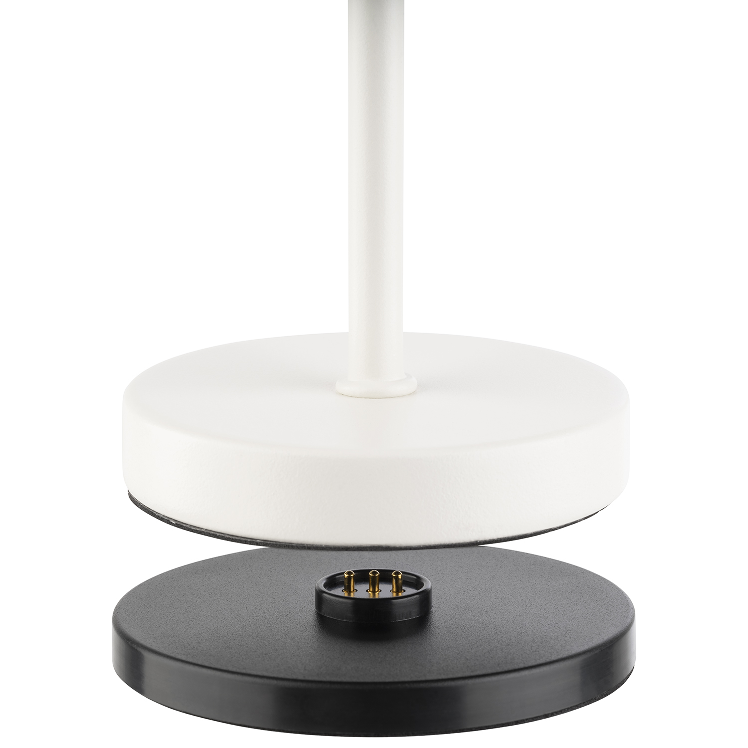 lampa stolní MERLE MICRO, kov, bílá, pr. 8 cm, v. 20 cm